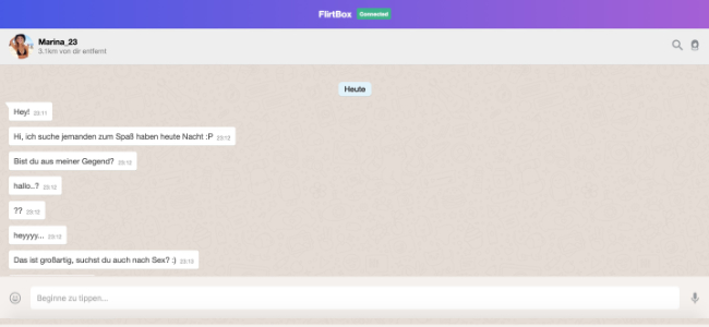 Flirtbox Erotikchat